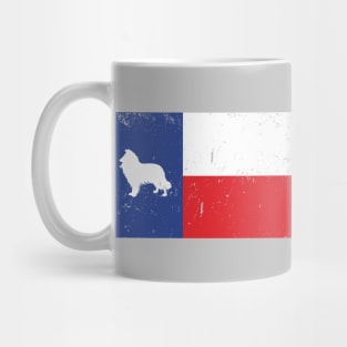 Texas flag, Lone Star State, Lone star flag, Collie, Star Mug